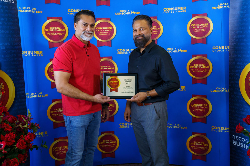 Atlas Appliances Ltd Consumer Choice Award