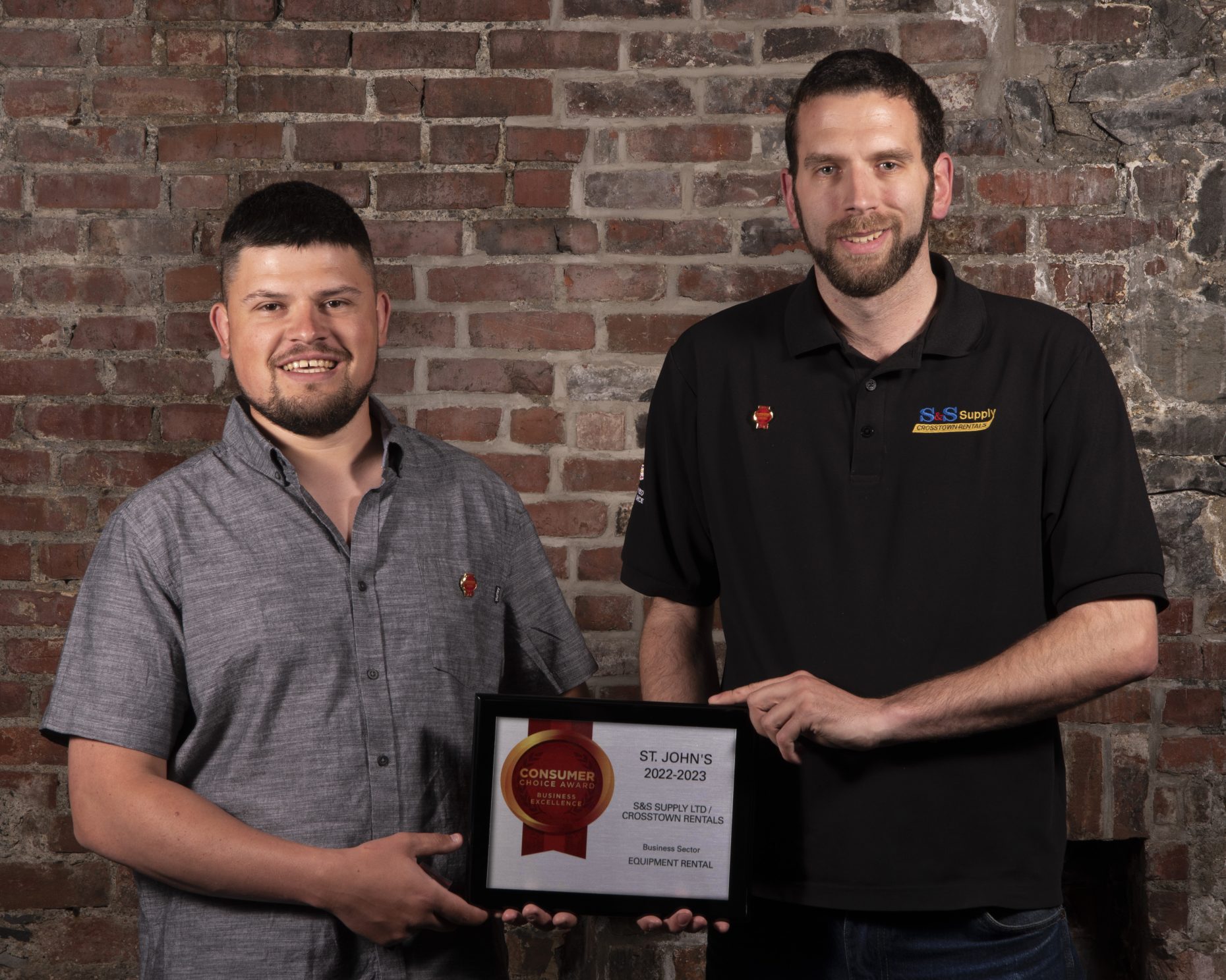 S&S Supply Ltd/Crosstown Rentals Consumer Choice Award