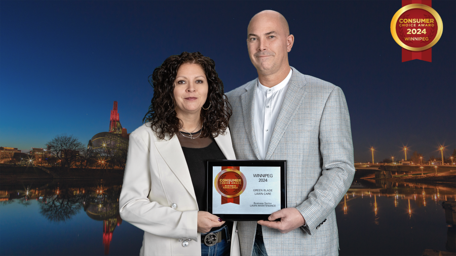 Green Blade Lawn Care Consumer Choice Award