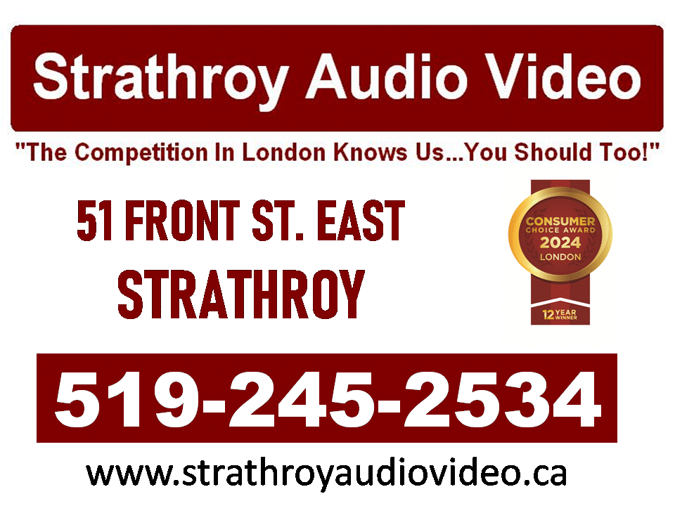 Strathroy Audio Video Consumer Choice Award